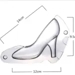 High Heels Lady Shoe Stilettos Sandal Chocolate Candy Mold with Magnets Polycarbonate Chocolate Mould - Medium