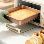 Cake Pan Non stick Bread Pan Steel Bread Toast Mold Bread Baking Tools Bakeware for Brownies Cakes Bread ( 8 inch)