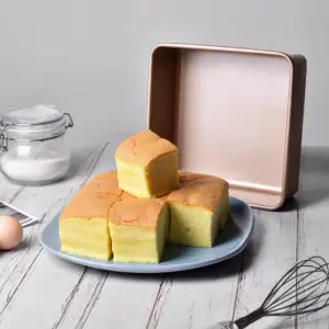 Cake Pan Non stick Bread Pan Steel Bread Toast Mold Bread Baking Tools Bakeware for Brownies Cakes Bread ( inch)