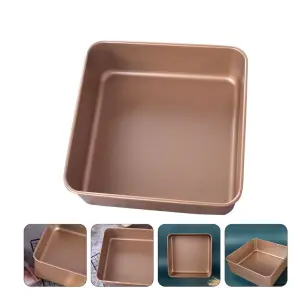 Cake Pan Non stick Bread Pan Steel Bread Toast Mold Bread Baking Tools Bakeware for Brownies Cakes Bread ( 9 inch)