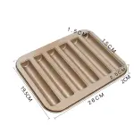Cigar financier Biscuit Stick Baking Tray Carbon Steel Breadstick Biscotti Ladyfinger Small Muffin Cupcake Tin Tray