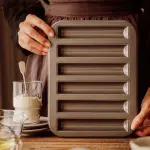 Cigar financier Biscuit Stick Baking Tray Carbon Steel Breadstick Biscotti Ladyfinger Small Muffin Cupcake Tin Tray
