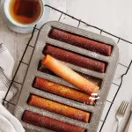 Cigar financier Biscuit Stick Baking Tray Carbon Steel Breadstick Biscotti Ladyfinger Small Muffin Cupcake Tin Tray