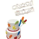 2 pc party balloon cutter Set for Fondant, Cookies & Cake Decoration