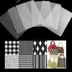 6pcs Fabric Texture Sheet set