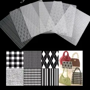6pcs Fabric Texture Sheet set