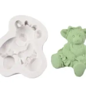 cute female Teddy wear skirt silicone mould