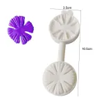 Flower Double sided petal Veiner Cake Fondant Silicone Mould Style 5