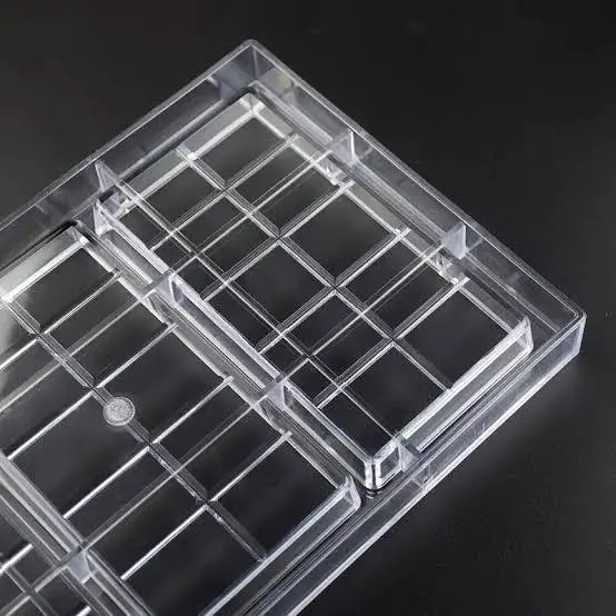 Polycarbonate Deep Kunafa Chocolate Bar Mould 6x3 Inch for Dubai Chocolate Bars