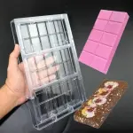 Polycarbonate Deep Kunafa Chocolate Bar Mould 6x3 Inch for Dubai Chocolate Bars