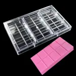 Polycarbonate Deep Kunafa Chocolate Bar Mould 6x3 Inch for Dubai Chocolate Bars
