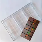 Polycarbonate Deep Kunafa Chocolate Bar Mould 6x3 Inch for Dubai Chocolate Bars