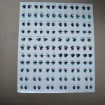 3D Eyes Stickers for Face Moulds | Self-Adhesive Doll Eyes Decals for Fondant