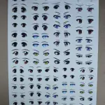 3D Eyes Stickers for Face Moulds | Self-Adhesive Doll Eyes Decals for Fondant
