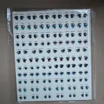 3D Eyes Stickers for Face Moulds | Self-Adhesive Doll Eyes Decals for Fondant