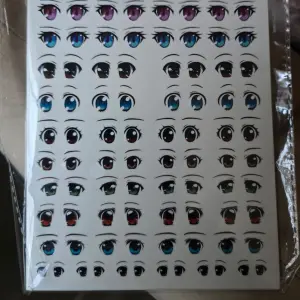 3D Eyes Stickers for Face Moulds | Self-Adhesive Doll Eyes Decals for Fondant