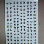 3D Eyes Stickers for Face Moulds | Self-Adhesive Doll Eyes Decals for Fondant