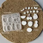 Fruit Theme Silicone Mould for Fondant, Chocolate & Cake Decoration