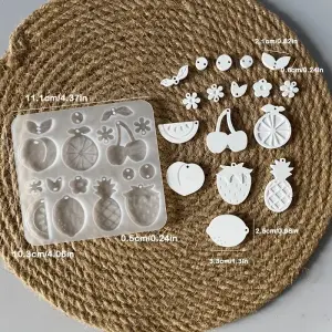 Fruit Theme Silicone Mould for Fondant, Chocolate & Cake Decoration