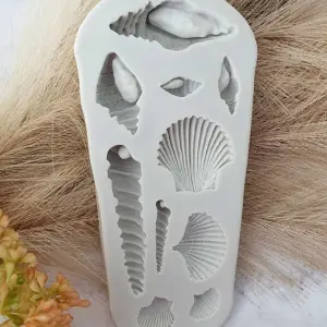 Sea Shell Silicone Mould for Fondant, Chocolate & Cake Decoration