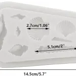 Sea Shell Silicone Mould for Fondant, Chocolate & Cake Decoration
