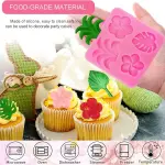Tropical Flower Silicone Mould Set for Fondant, Chocolate & Cake Decoration