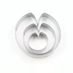 3 Pcs Lotus Leaf Cutter Set for Fondant & Gumpaste Flower Making