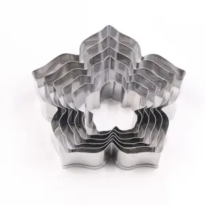 3 Pcs Lotus Leaf Cutter Set for Fondant & Gumpaste Flower Making