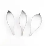 3 Pcs Amaryllis Petal Cutter Set for Fondant & Gumpaste Flower Making