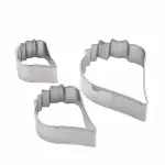3 Pcs Magnolia Flower Cutter Set for Fondant & Gumpaste Flower Making