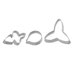 3 Pcs Moth Orchid Flower Cutter Set for Fondant & Gumpaste Flower Making