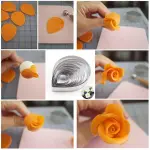 10 Pcs Rose Petal Cutter Set for Fondant & Gumpaste Flower Making