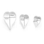 3 Pcs Rosa Multiflora Petal Cutter Set for Fondant & Gumpaste Flower Making