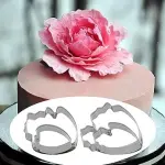 4 Pcs Peony Petal Cutter Set Style 2 for Fondant & Gumpaste Flower Making