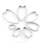 7 Pcs Peony Petal Cutter Set Style 2 for Fondant & Gumpaste Flower Making