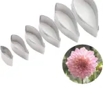 6 Pcs Dahlia Flower Petal Cutter Set for Fondant & Gumpaste