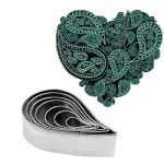 7 Pcs Paisley Pattern Cutter Set for Fondant & Cake Decoration