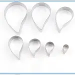 7 Pcs Paisley Pattern Cutter Set for Fondant & Cake Decoration
