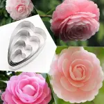 4 Pcs Camellia Flower Petal Cutter Set for Fondant & Gumpaste