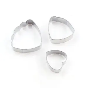3 Pcs Ranunculus Flower Petal Cutter Set for Fondant & Gumpaste