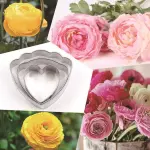 3 Pcs Ranunculus Flower Petal Cutter Set for Fondant & Gumpaste