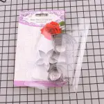 11 Pcs Austin Rose Petal Calyx Leaf Cutter Set for Fondant & Gumpaste