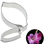 2 Pcs Gladiolus Flower Petal Cutter Set for Fondant & Gumpaste