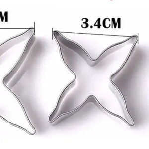 3 Pcs Fuchsia Flower Petal Cutter Set for Fondant & Gumpaste