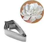 4 Pcs Daffodil Janquil Flower Petal Cutter Set for Fondant & Gumpaste
