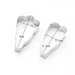 2 Pcs Jacaranda Flower Petal Cutter Set for Fondant & Gumpaste