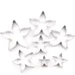 7 Pcs Rose Flower Calyx Cutter Set for Fondant & Gumpaste