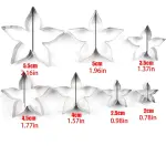 7 Pcs Rose Flower Calyx Cutter Set for Fondant & Gumpaste
