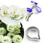 3 Pcs Lisianthus Flower Petal Cutter Set for Fondant & Gumpaste