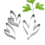 2 Pcs Peony Leaf Cutter Set for Fondant & Gumpaste Flowers